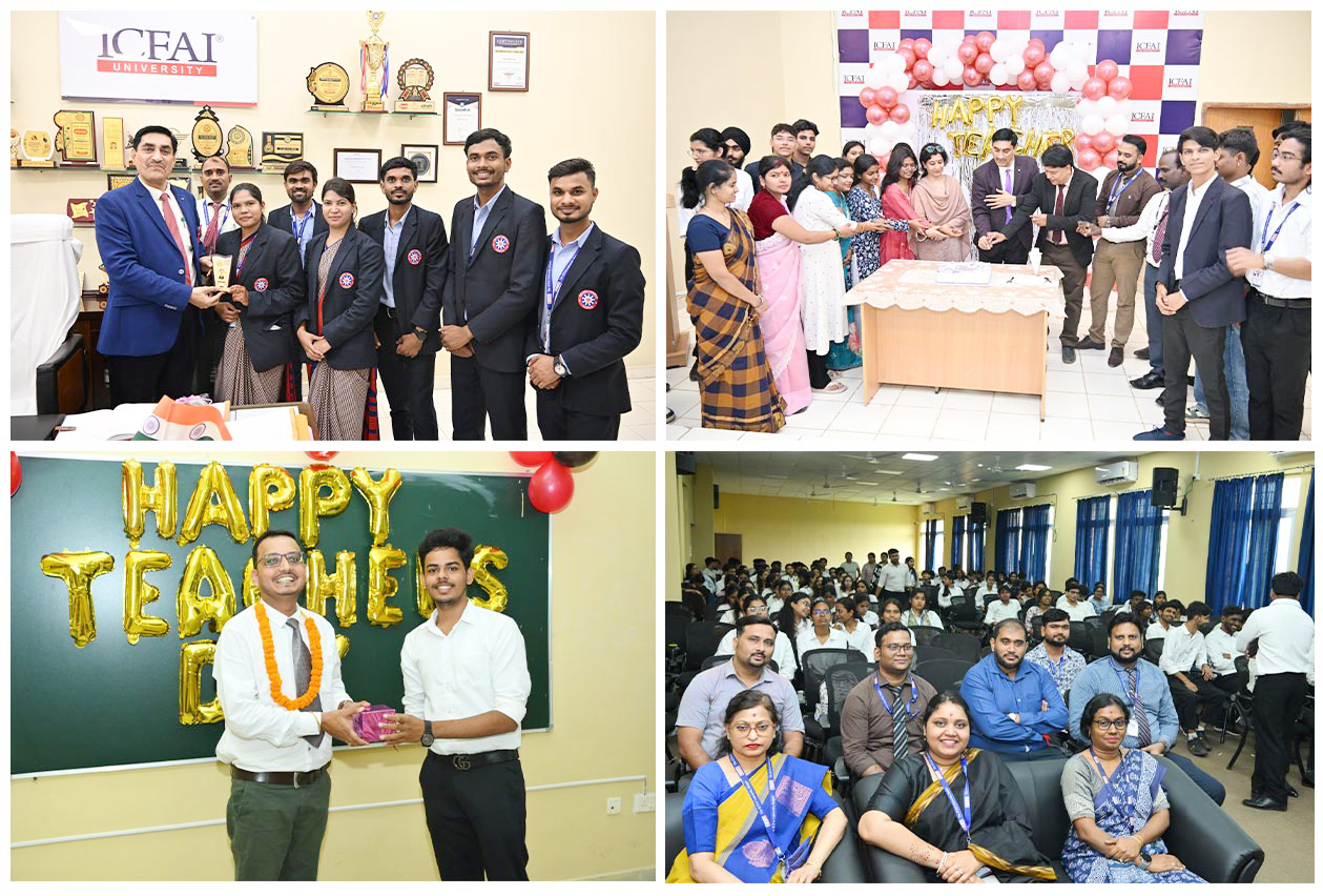 Teachers’ Day Celebrated with Gratitude, Joy & Enthusiasm at The ICFAI University, Raipur