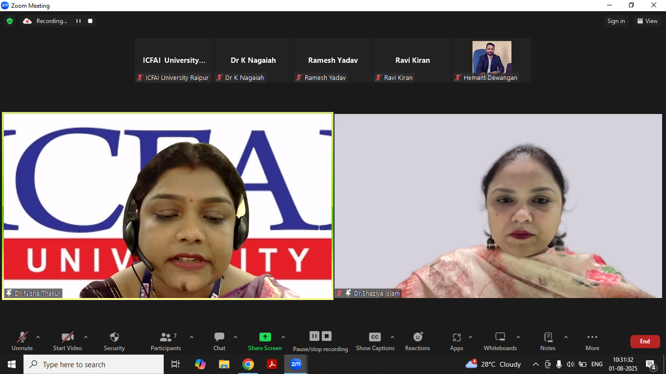 Day 2 Highlights – FDP Session on “Industrial Integration with MongoDB” by Dr. Shaziya Islam!!