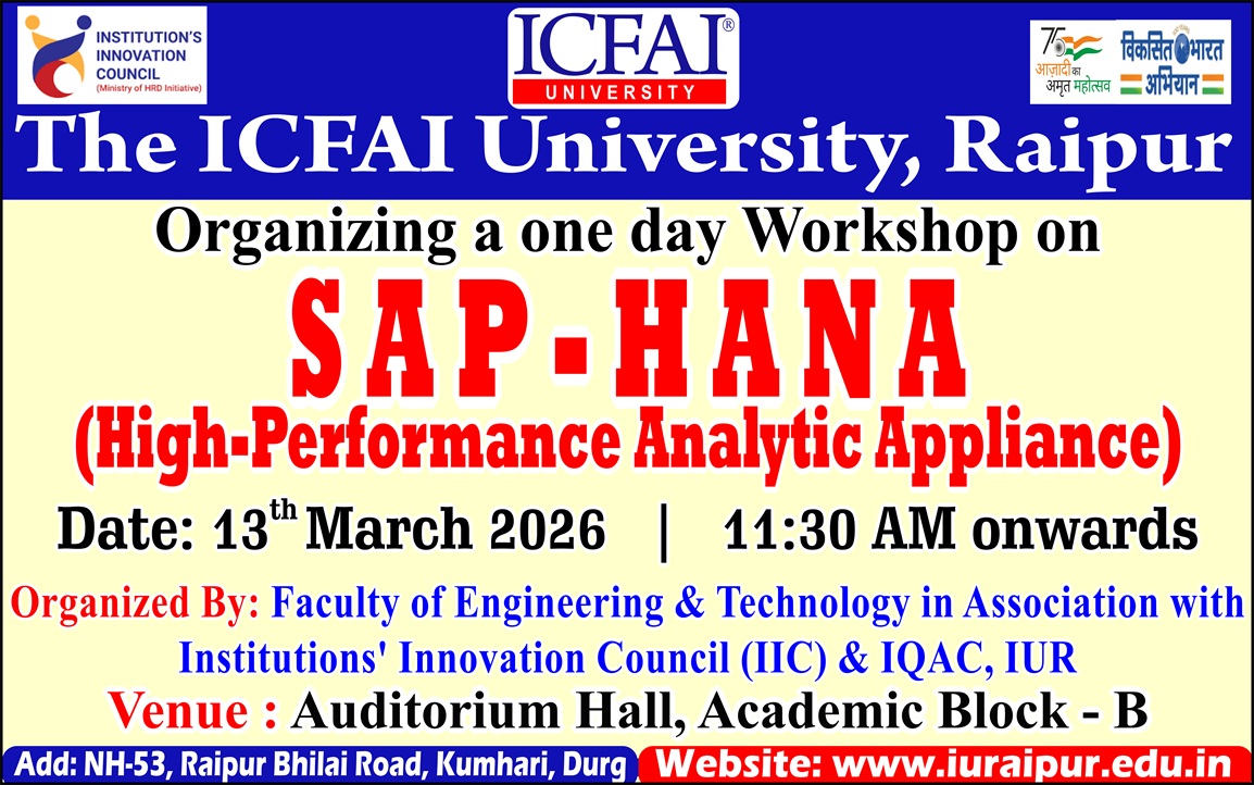 A one day workshop on SAP-HANA (High-performance Analytic Appliance)