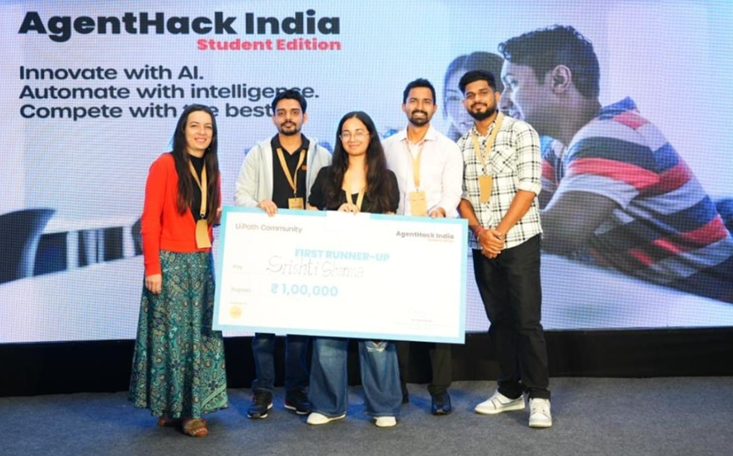 Proud Moment for ICFAI University Raipur at National Hackathon!!