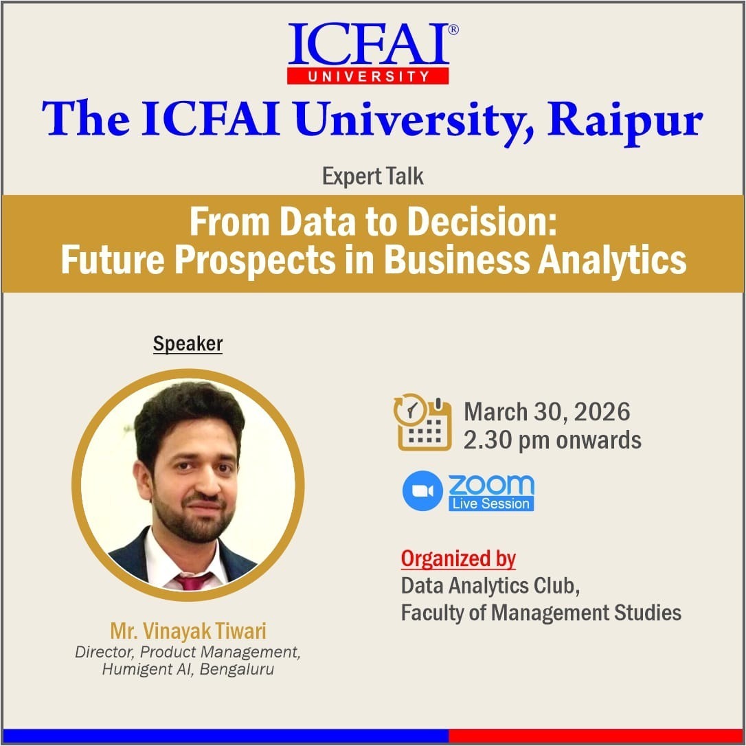 Expert Talk on: "From Data to Decision: Future Prospects in Business Analytics"