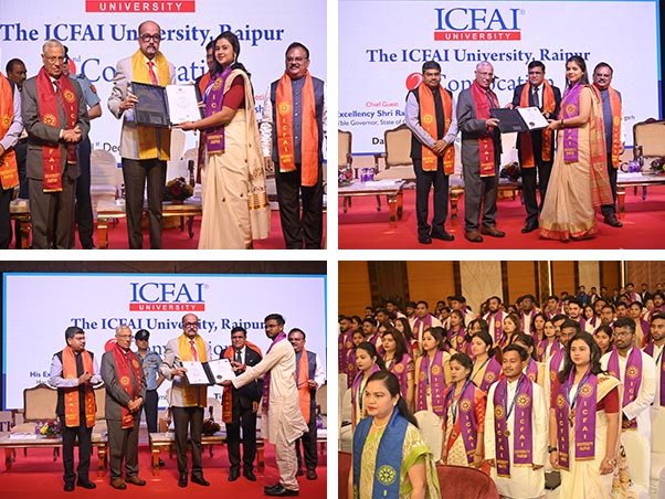 ICFAI University, Raipur celebrated its 2nd Convocation Ceremony.