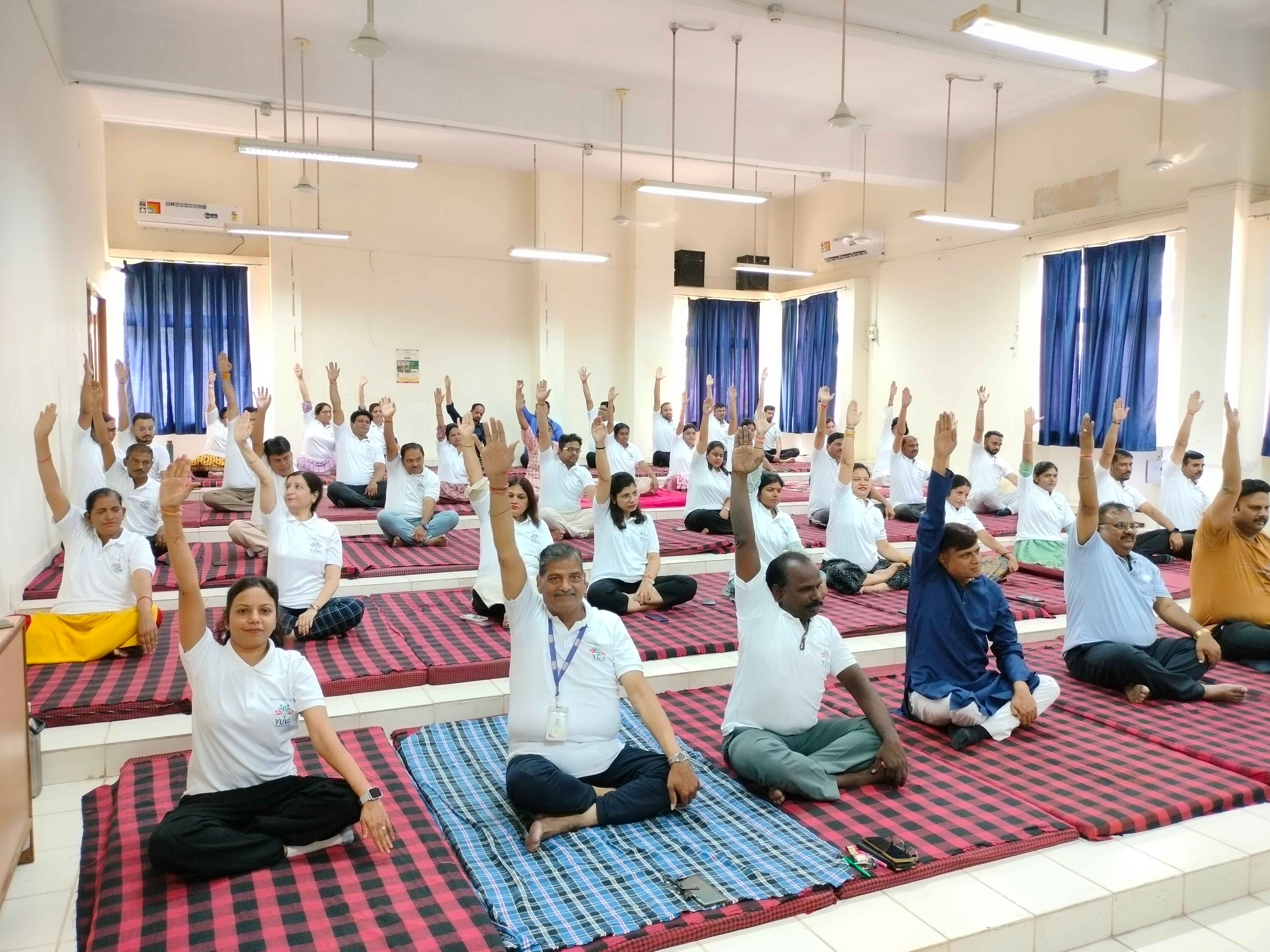 The ICFAI University Raipur celebrated International Yoga Day on 21st June