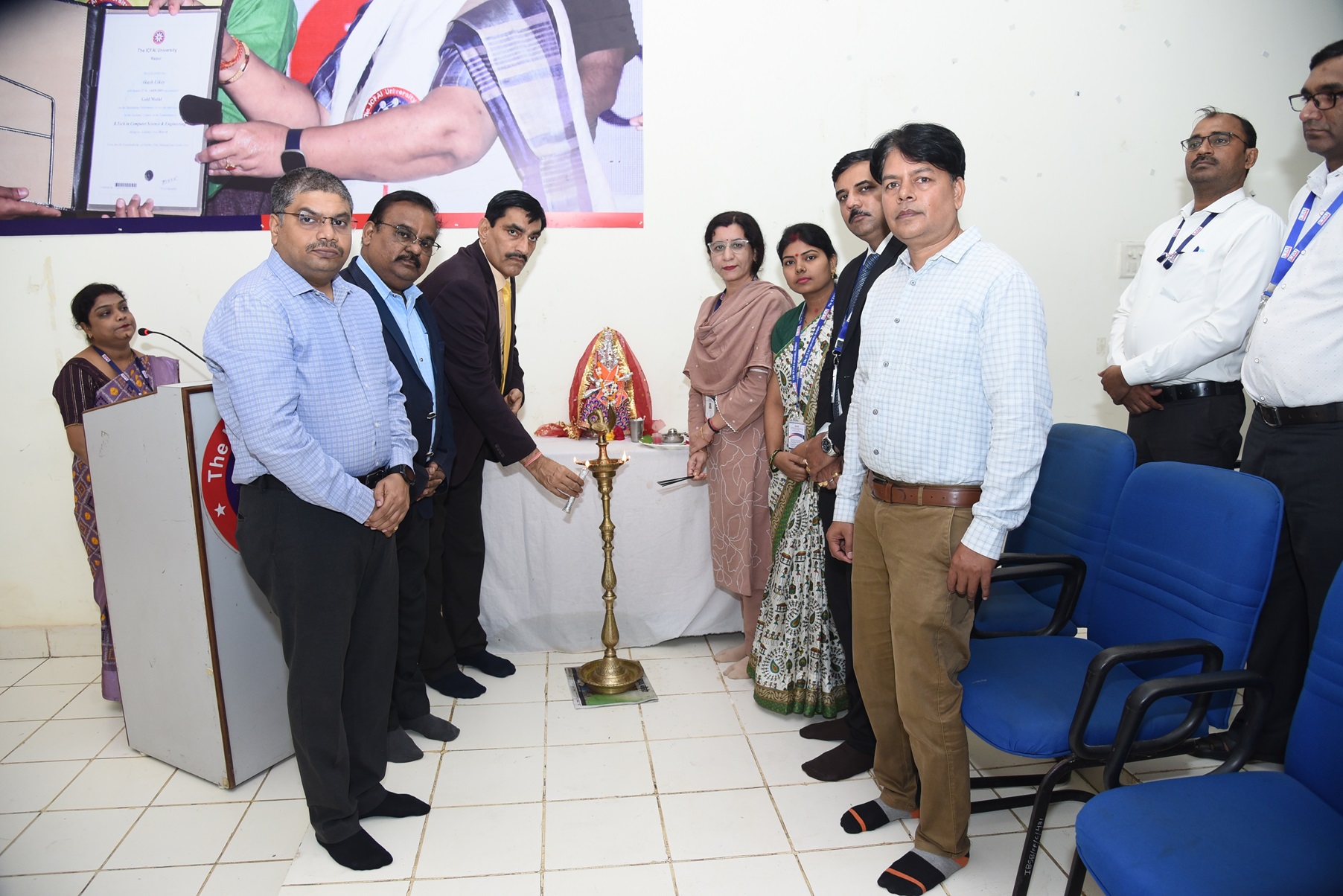 Valedictory Session of One-Week FDP on MongoDB Concludes Successfully at ICFAI University, Raipur