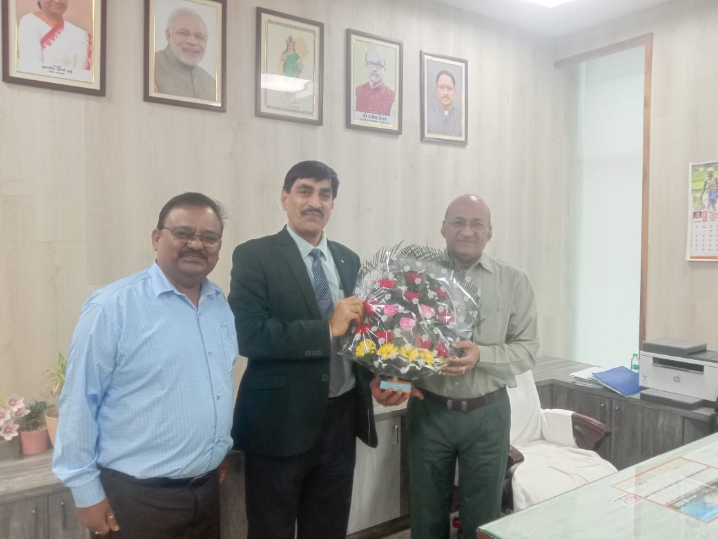 Hon’ble Vice Chancellor's Meeting with CGPURC Chairman Dr. V.K. Goyal